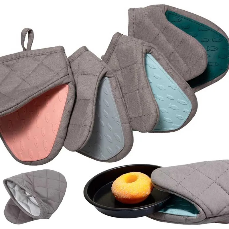 Oven Mitt Silicone - 1PC siliconen ovenwanten, hittebestendig, voor pannen,