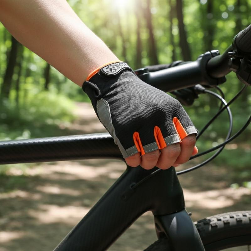 Cycling Glove Padded - Halfvinger fietshandschoenen heren dames antislip schokbestendig