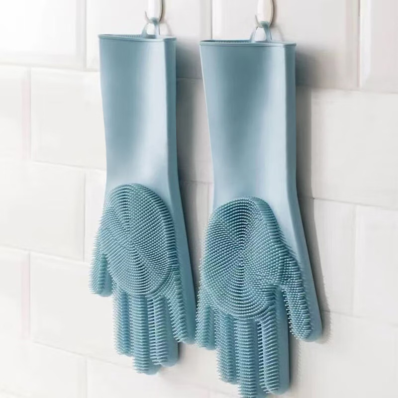 Dish Glove Rubber - Siliconen afwashandschoenen, magische badhandschoenen, speciaal voor