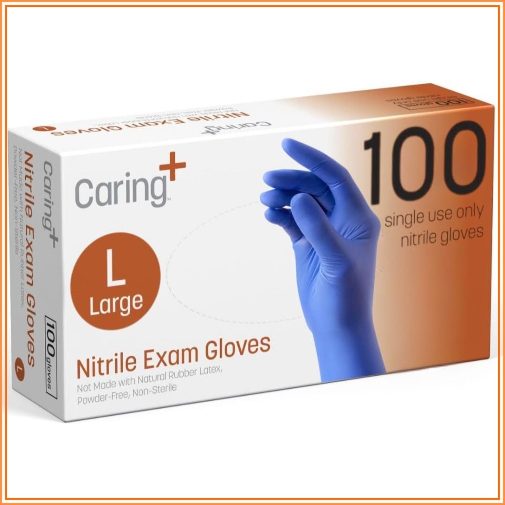 Exam Glove Nitrile - Nitril examenhandschoenen, blauw, poederloos, wegwerpbaar voor