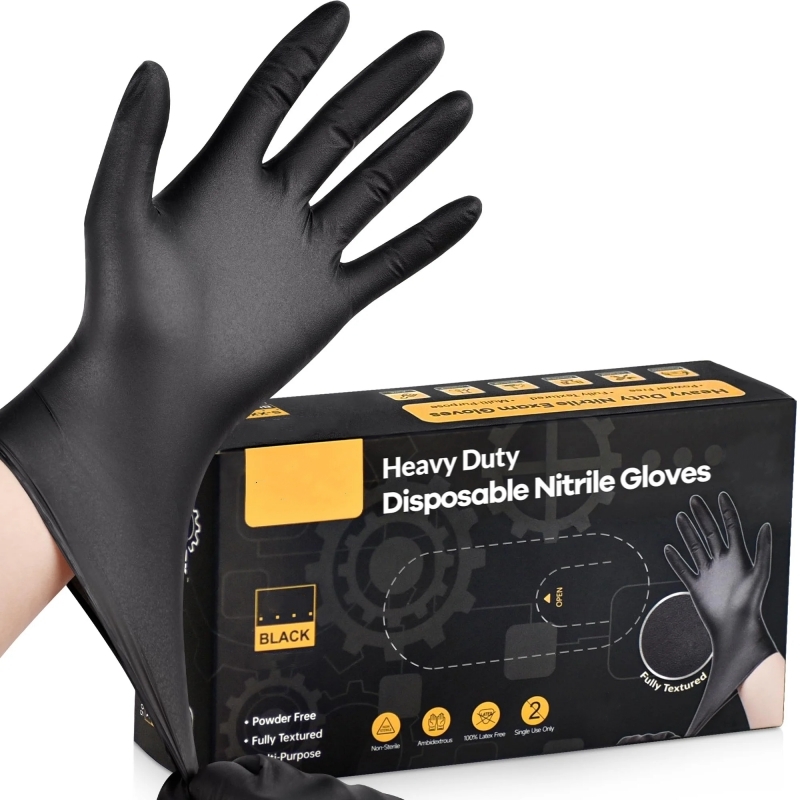 Latex Disposable Glove - 20 STKS Zwarte Wegwerp Nitril Handschoenen