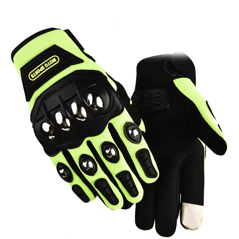 Motorcycle Glove Knuckle - Tactische handschoenen Staal Veiligheid Outdoor Fietsuitrusting