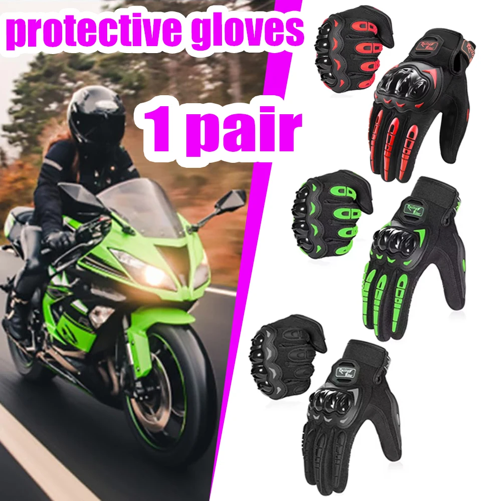 Motorcycle Glove Knuckle - Professionele motorhandschoenen, ademend, met harde knokkels,