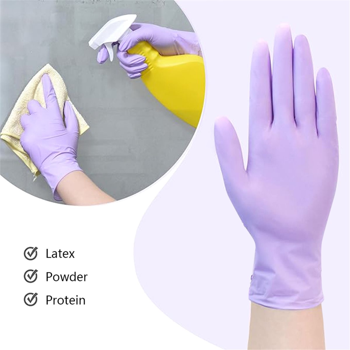 Exam Glove Nitrile - Hoge kwaliteit 100 stuks nitril onderzoekshandschoenen