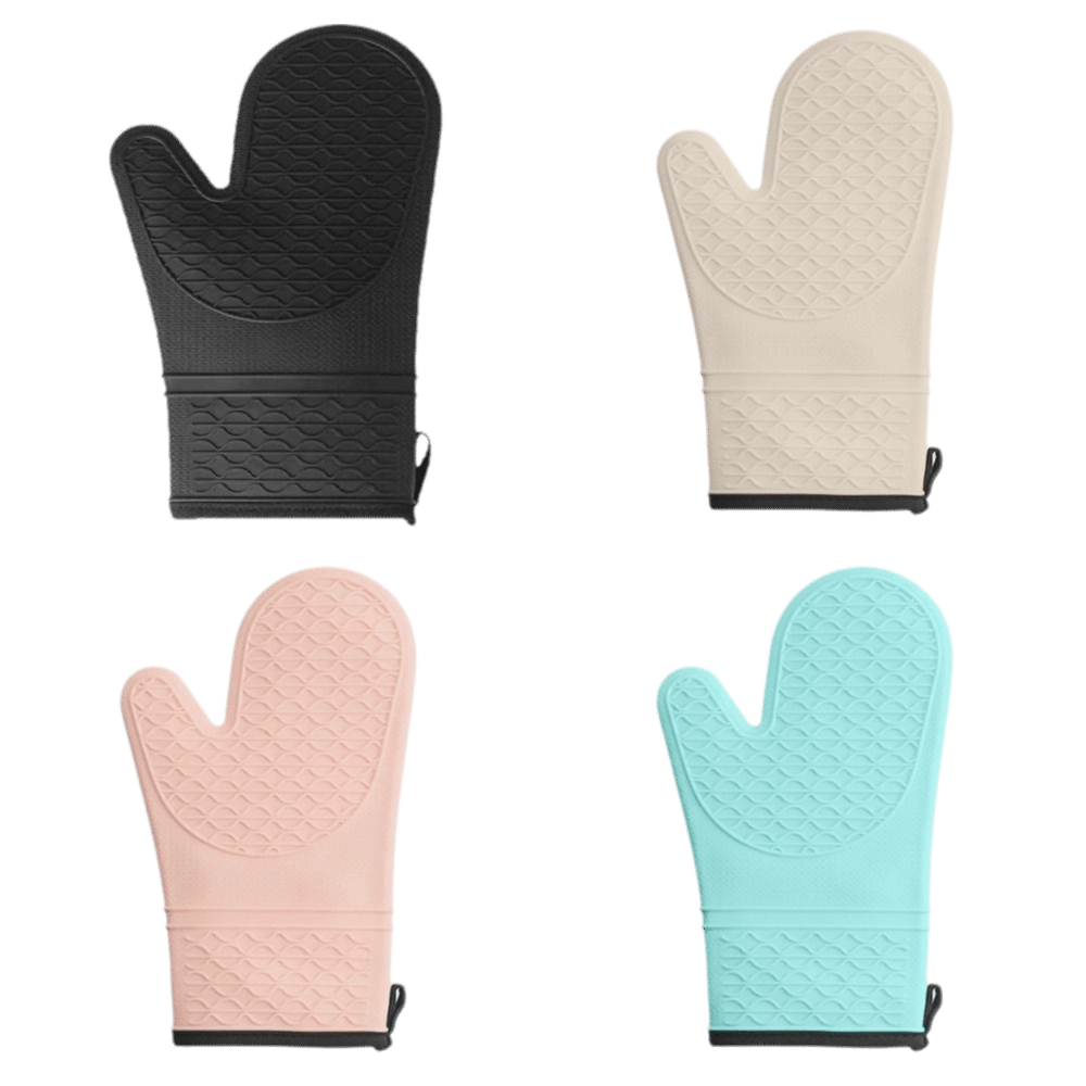 Oven Mitt Silicone - Ovenwanten van siliconen van voedingskwaliteit, honingraat