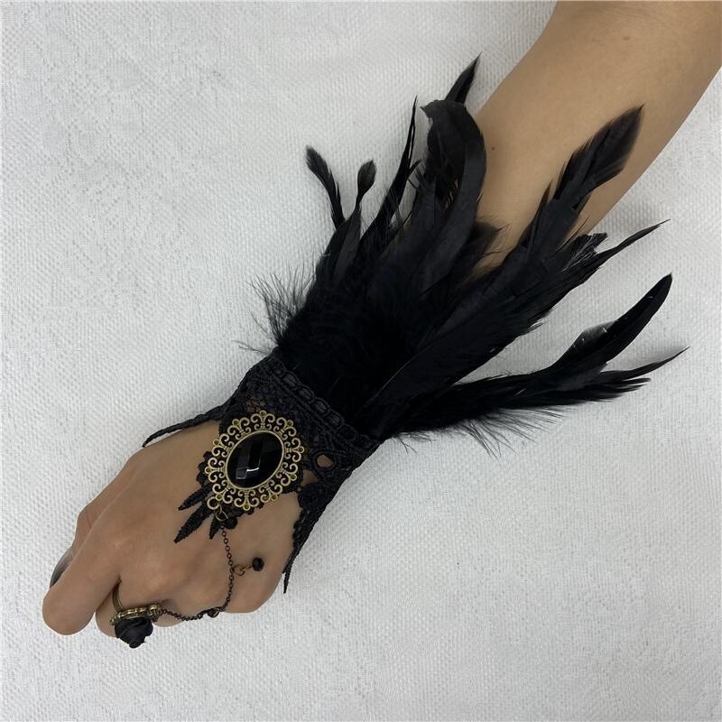 Motorcycle Glove Knuckle - Halloween Veer Kanten Handschoenen Vingerloze Wanten