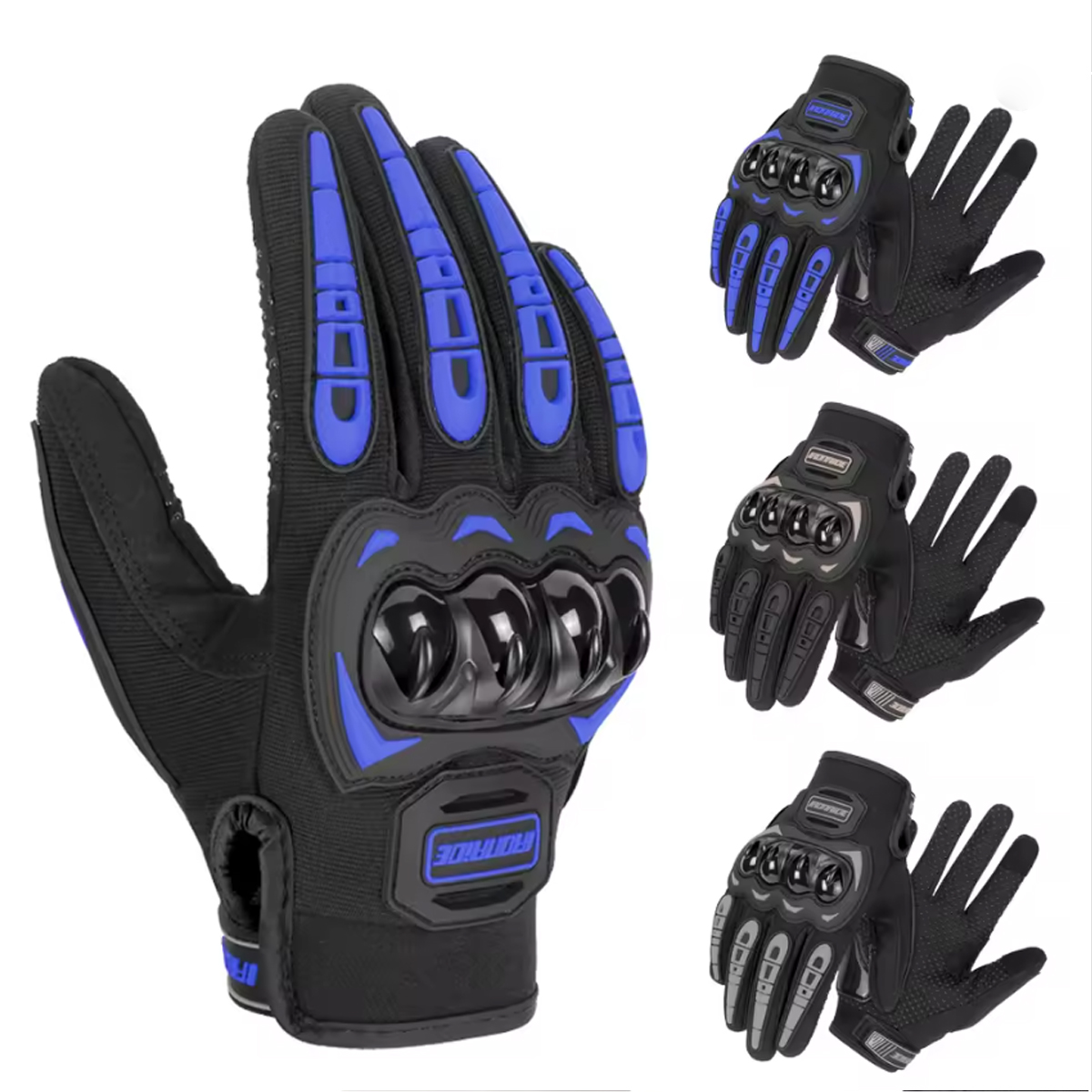 Motorcycle Glove Knuckle - Heren motorhandschoenen touchscreen harde knokkelbescherming ademend