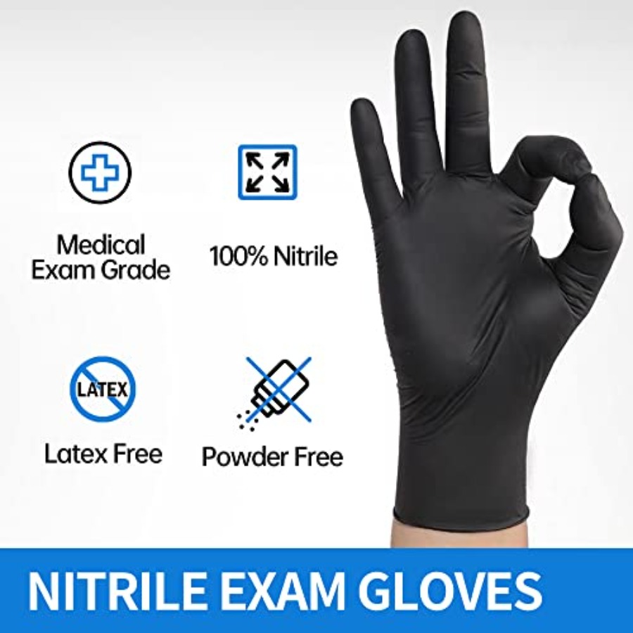 Medische zwarte nitril examenh - Exam Glove Nitrile recensie en prijs