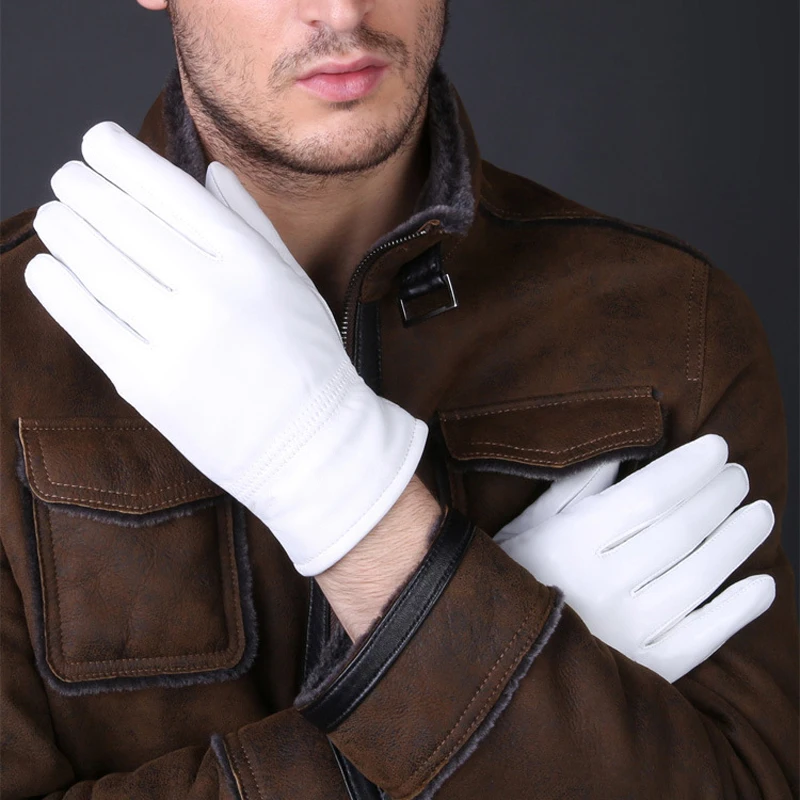 2025 Winter lederen witte hand - Leather Driving Glove recensie en prijs