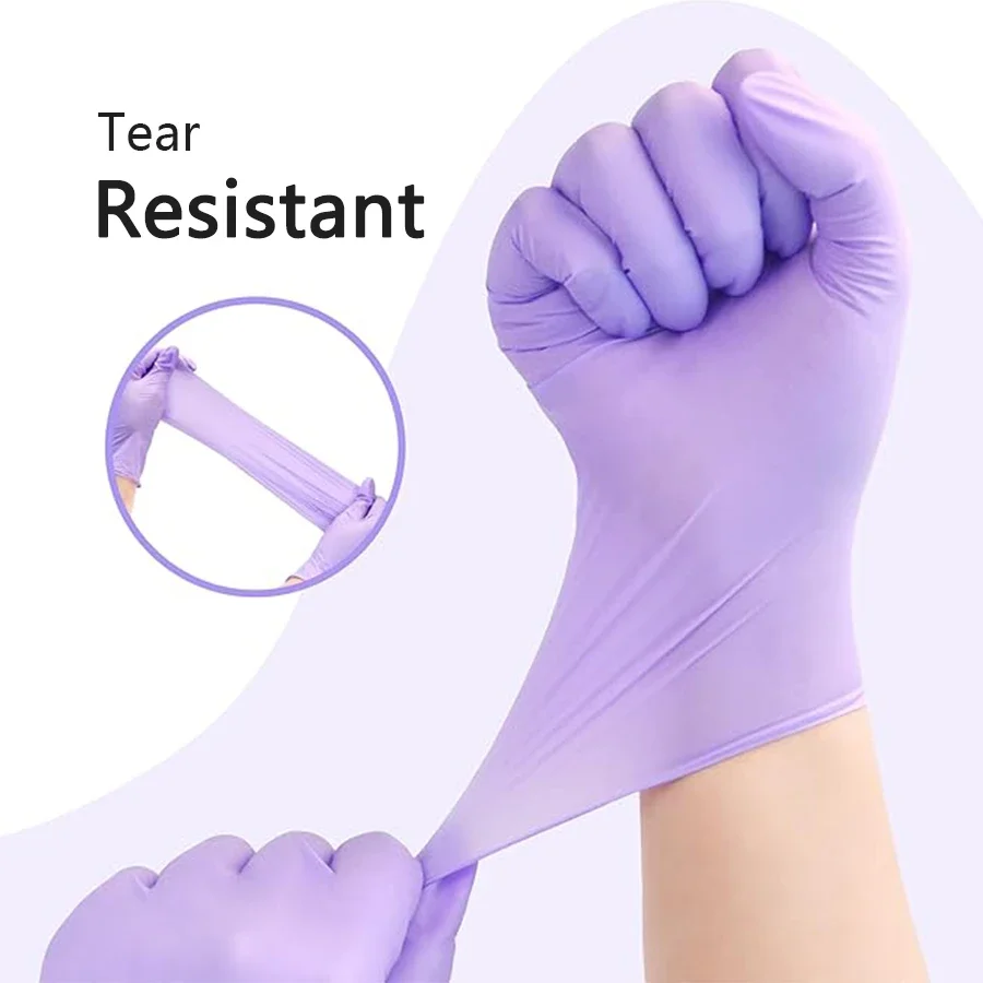 10/20/50/100PCS Paarse Wegwerp - Nitrile Mechanic Glove recensie en prijs