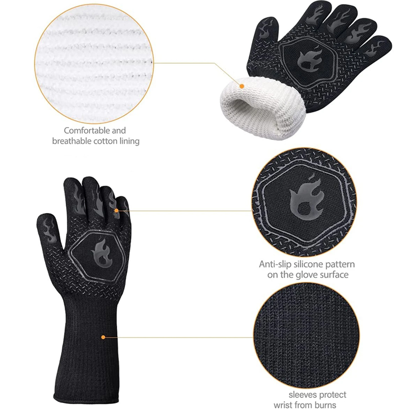 1 paar ovenhandschoenen, ovenw - Oven Mitt Silicone recensie en prijs