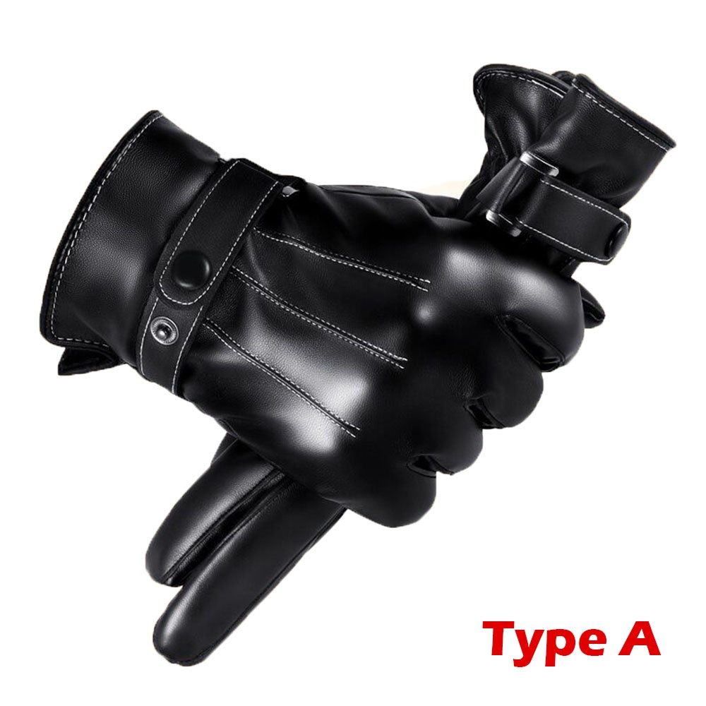 1 paar winterhandschoenen warm - Leather Driving Glove recensie en prijs