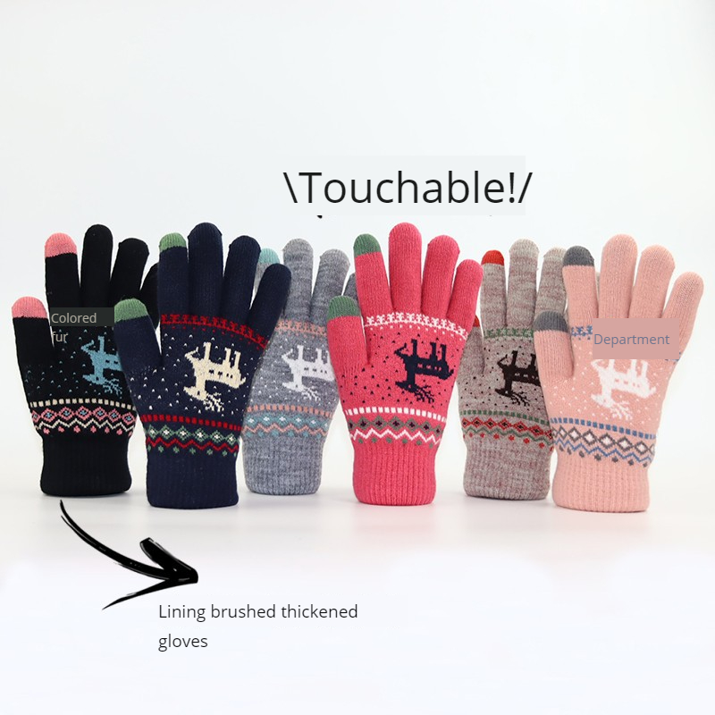 Herfst en winter verdikte touc - Wool Glove Lined recensie en prijs