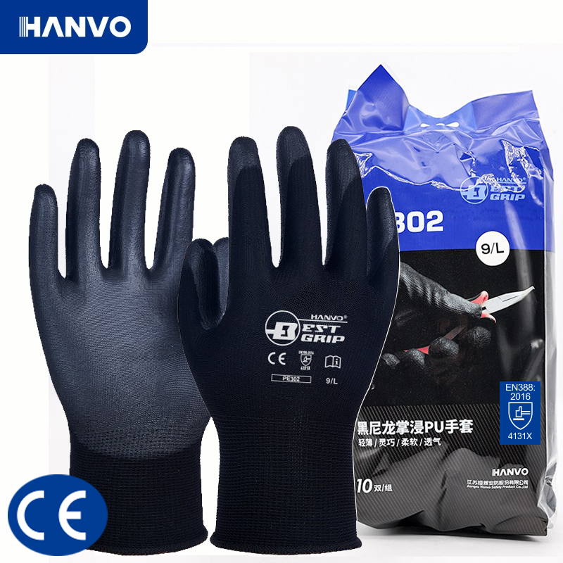 10 paar PU Nitril Veiligheidsc - Nitrile Mechanic Glove recensie en prijs