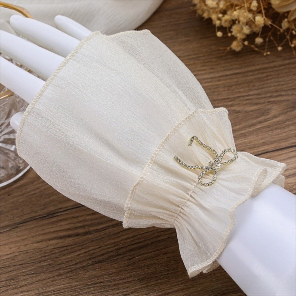 Gerimpelde geplooide afneembar - Fingerless Glove Knit recensie en prijs