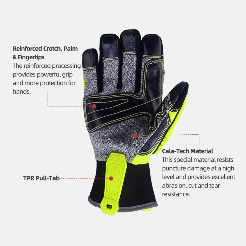XYEHS ANSI CUT A5 Reddings- en - Work Glove Impact recensie en prijs