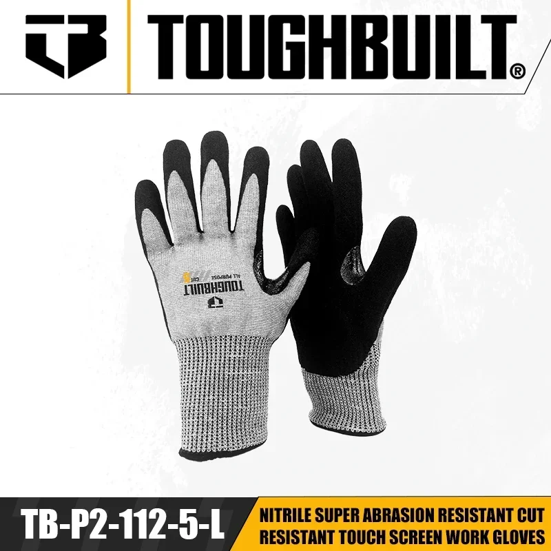 TOUGHBUILT TB-P2-112-5-L Nitri - Nitrile Mechanic Glove recensie en prijs