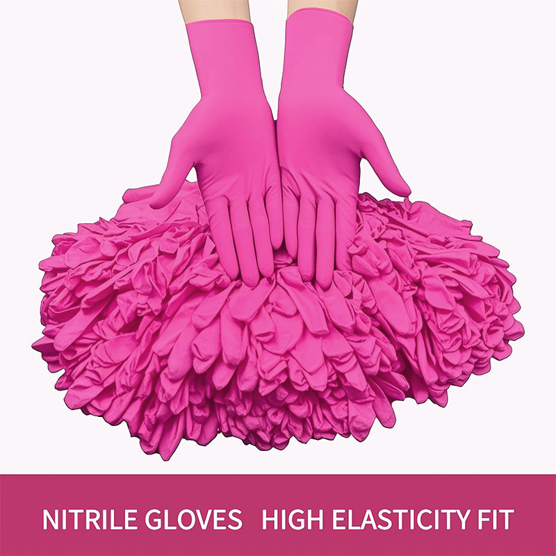10-100 stuks roze nitril wegwe - Nitrile Mechanic Glove recensie en prijs