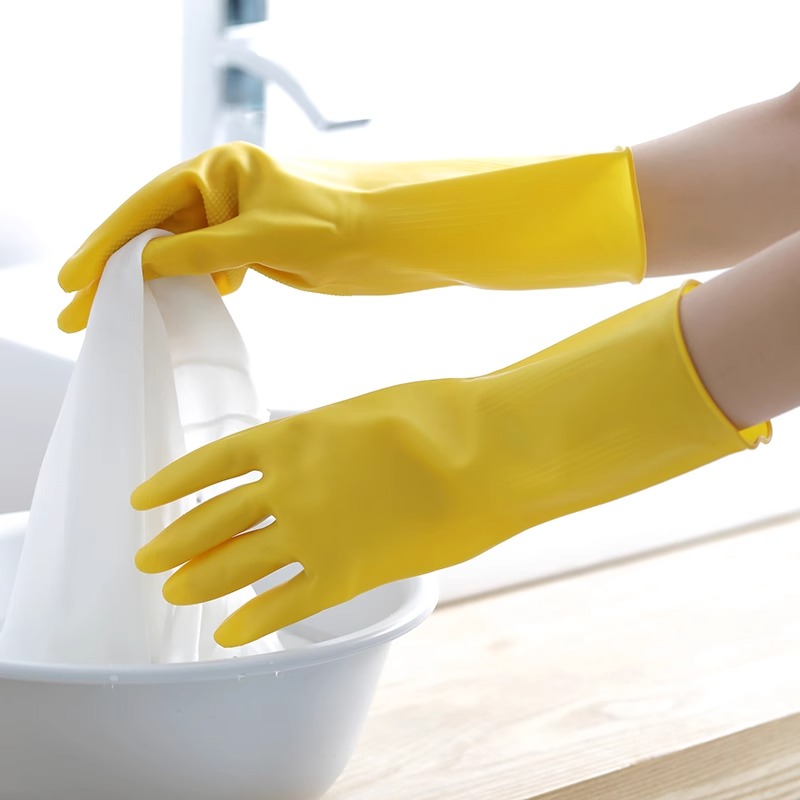 3 paar huishoudhandschoenen Hu - Dish Glove Rubber recensie en prijs