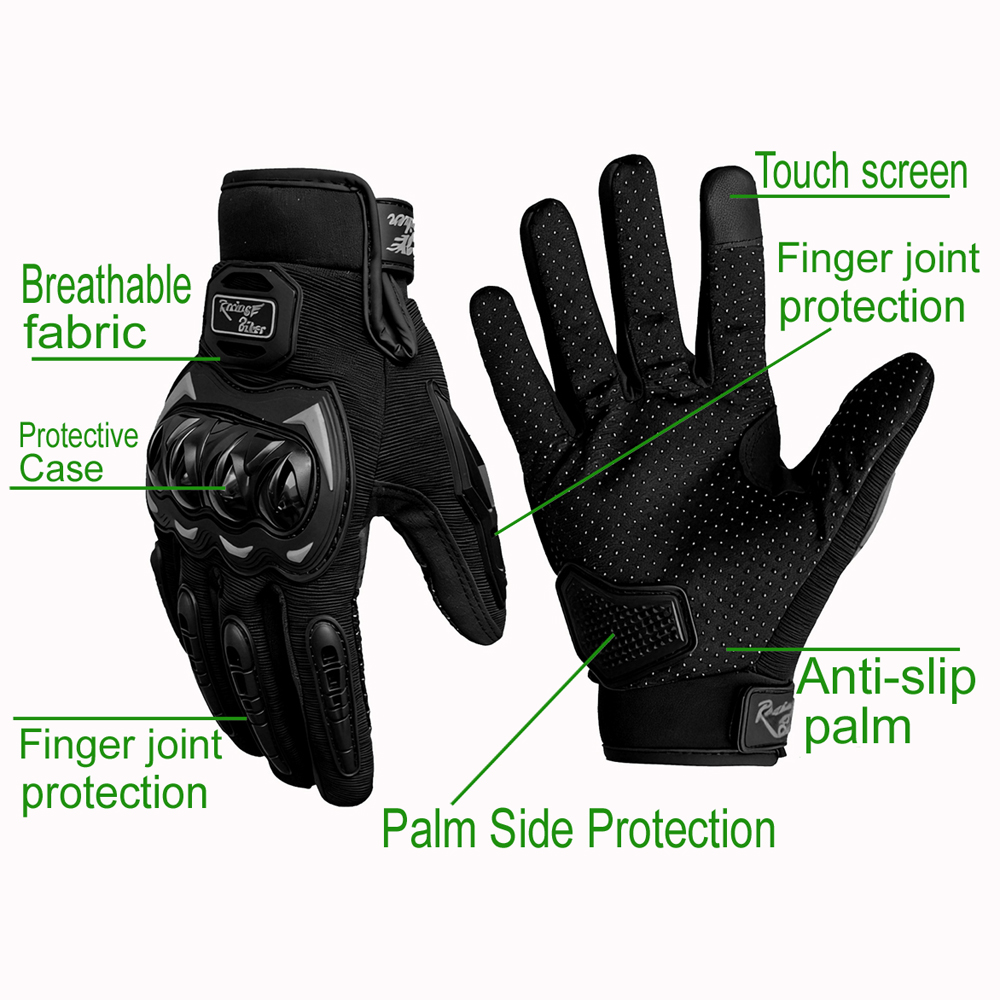 Heren motorhandschoenen Zomer  - Motorcycle Glove Knuckle recensie en prijs