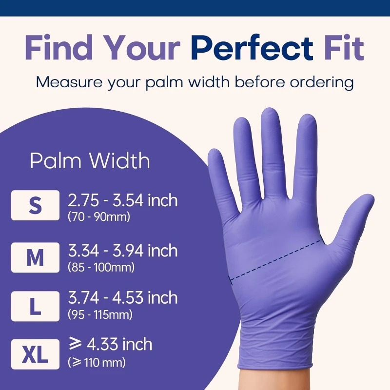 Zachte Max Paarse Nitril Hands - Exam Glove Nitrile recensie en prijs