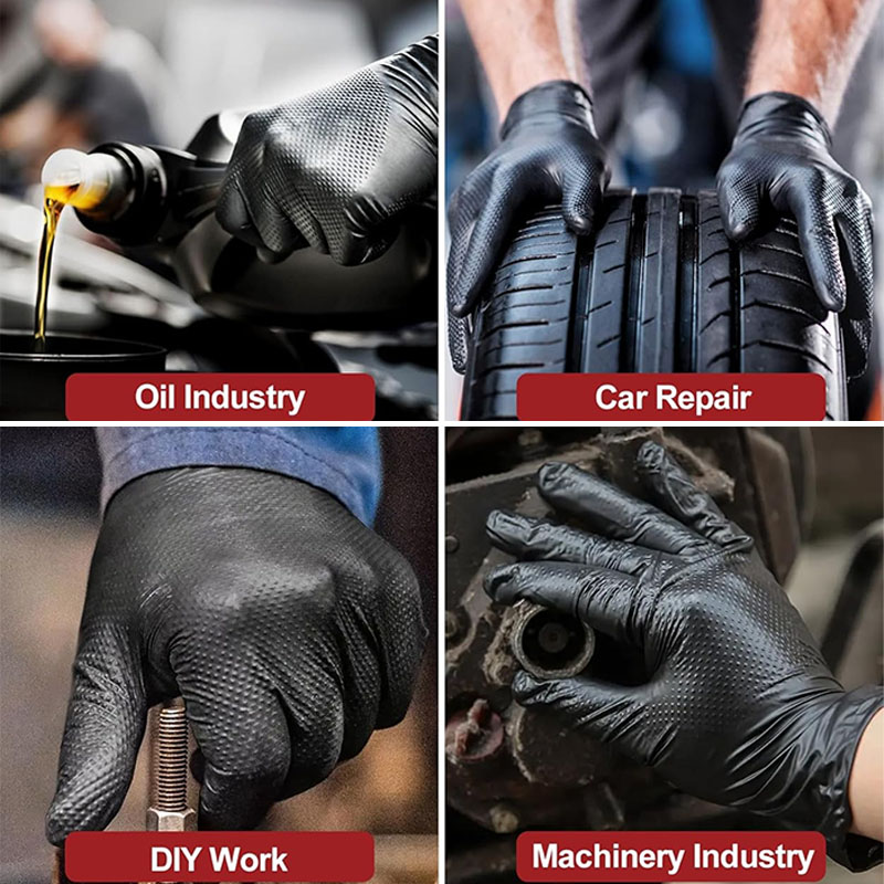 Extra dikke 8-mil zware wegwer - Nitrile Mechanic Glove recensie en prijs