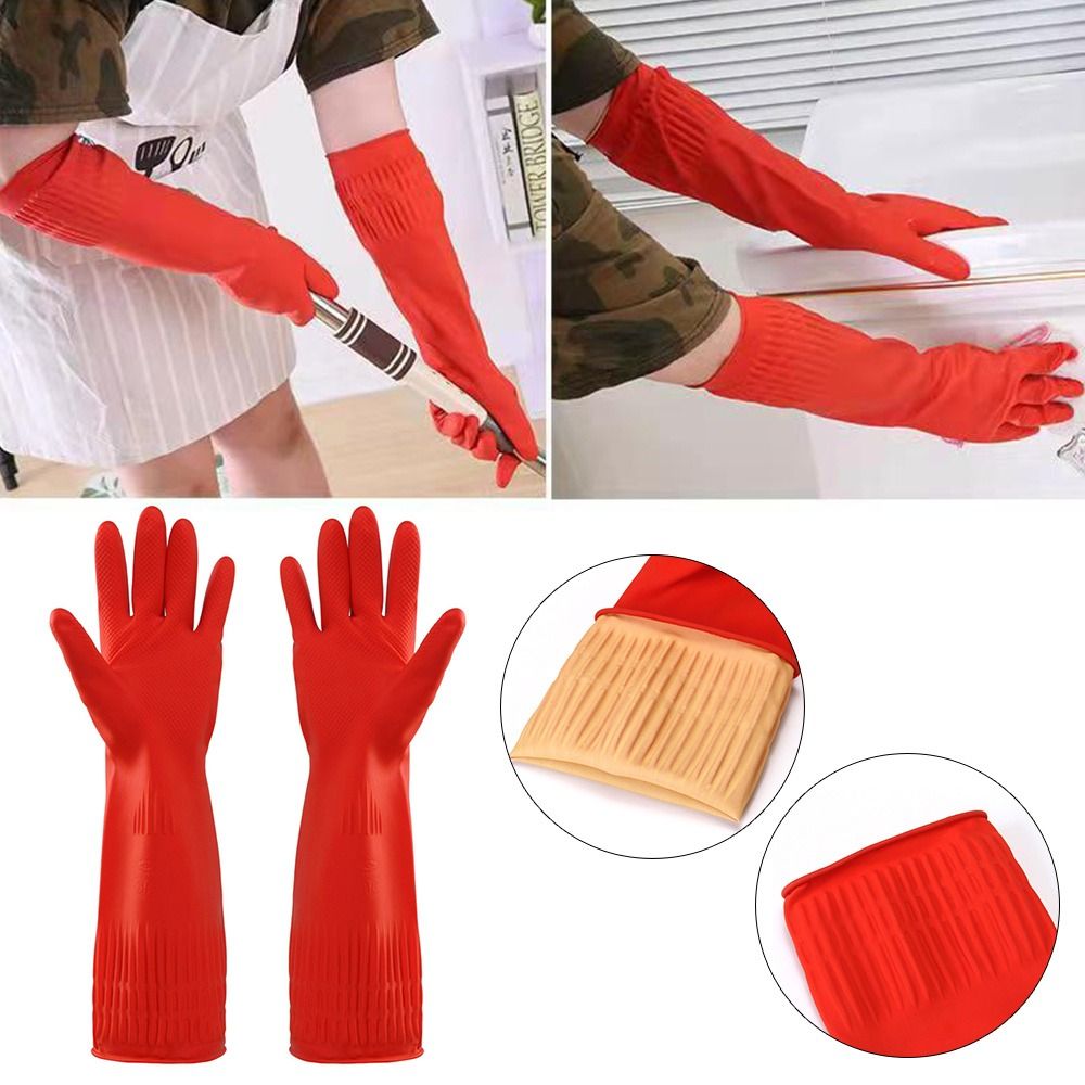 1 Paar Stevige Rubberen Handsc - Dish Glove Rubber recensie en prijs