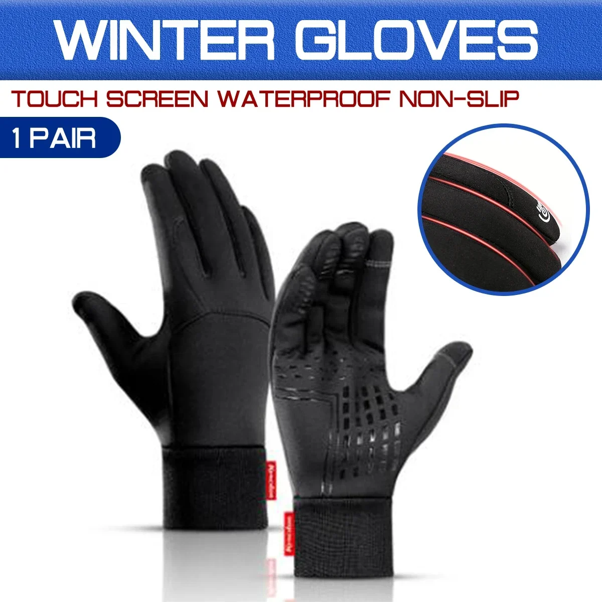 Waterdicht Zwart/Grijs Antisli - Ski Glove Waterproof recensie en prijs