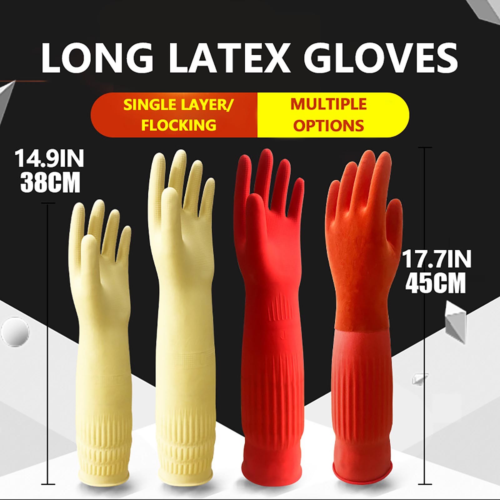 1 paar flexibele comfortabele  - Dish Glove Rubber recensie en prijs