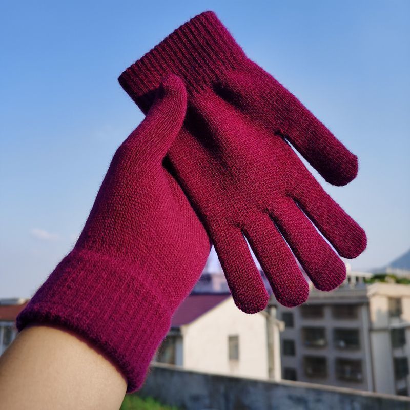 Gebreide wollen handschoenen v - Wool Glove Lined recensie en prijs