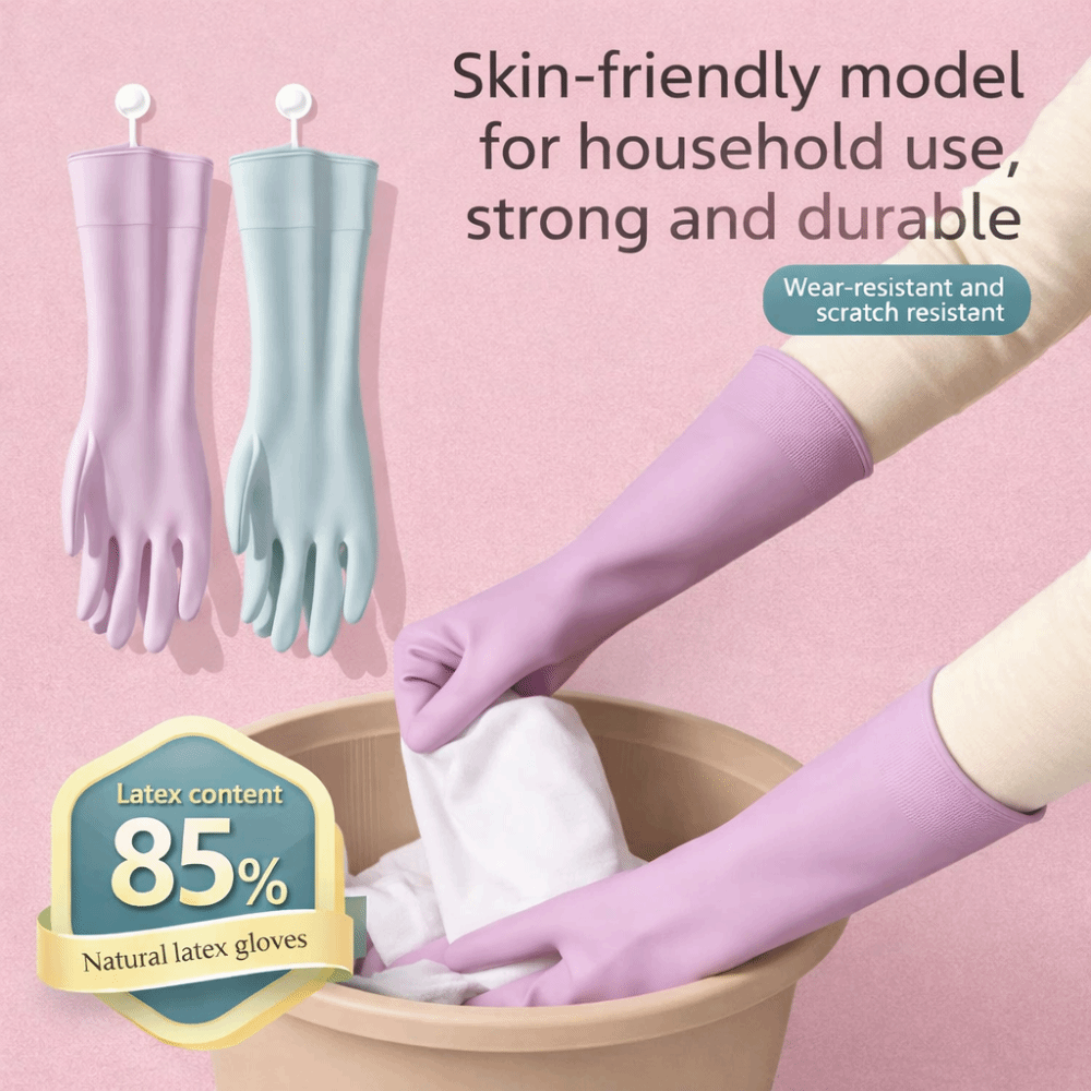 Latex afwashandschoenen met ka - Dish Glove Rubber recensie en prijs