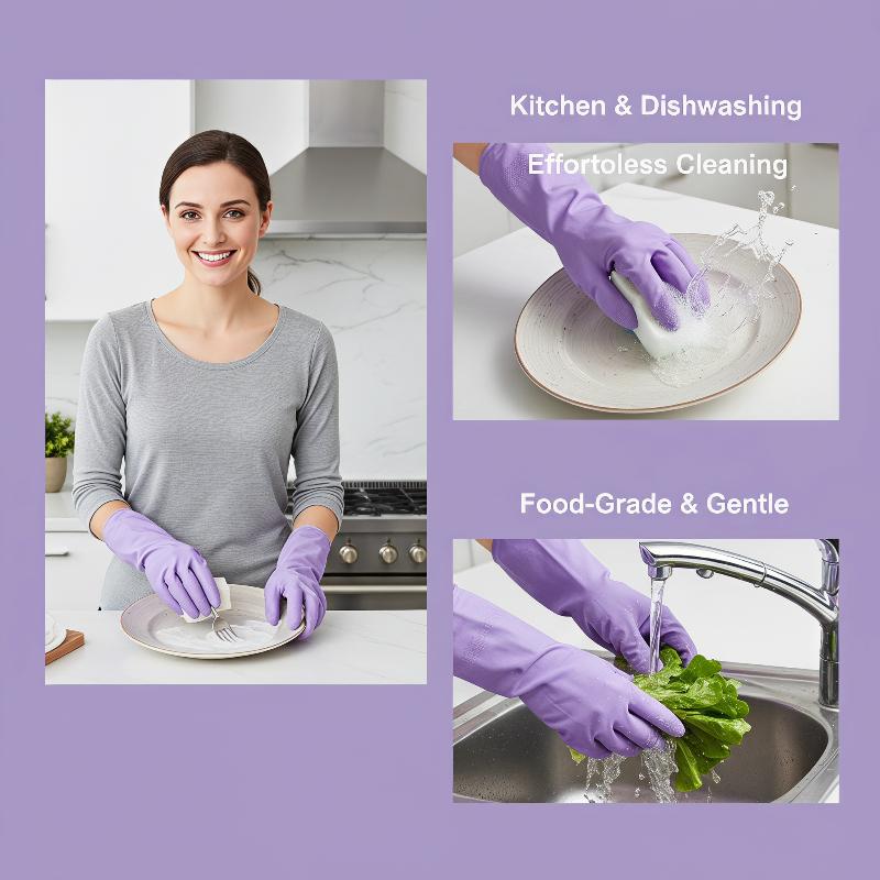 1 paar latex afwashandschoenen - Dish Glove Rubber recensie en prijs