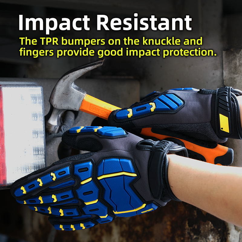 TPR slagvaste werkhandschoenen - Work Glove Impact recensie en prijs