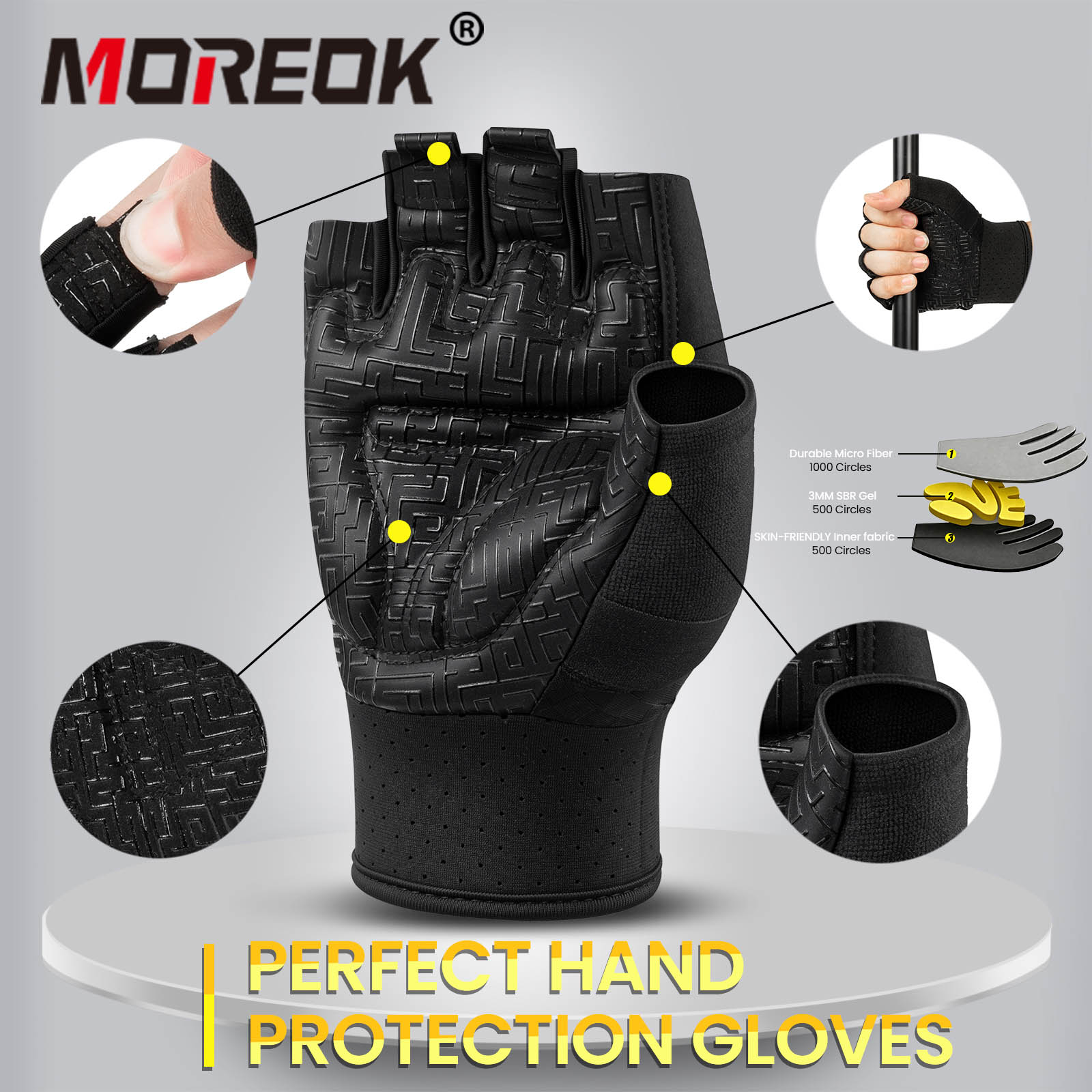 Gymhandschoenen voor heren Spo - Workout Glove Gym recensie en prijs