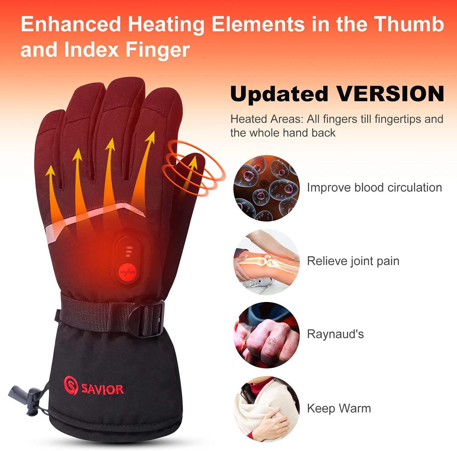 Sneeuw Hert Winter Verwarmde H - Ski Glove Waterproof recensie en prijs
