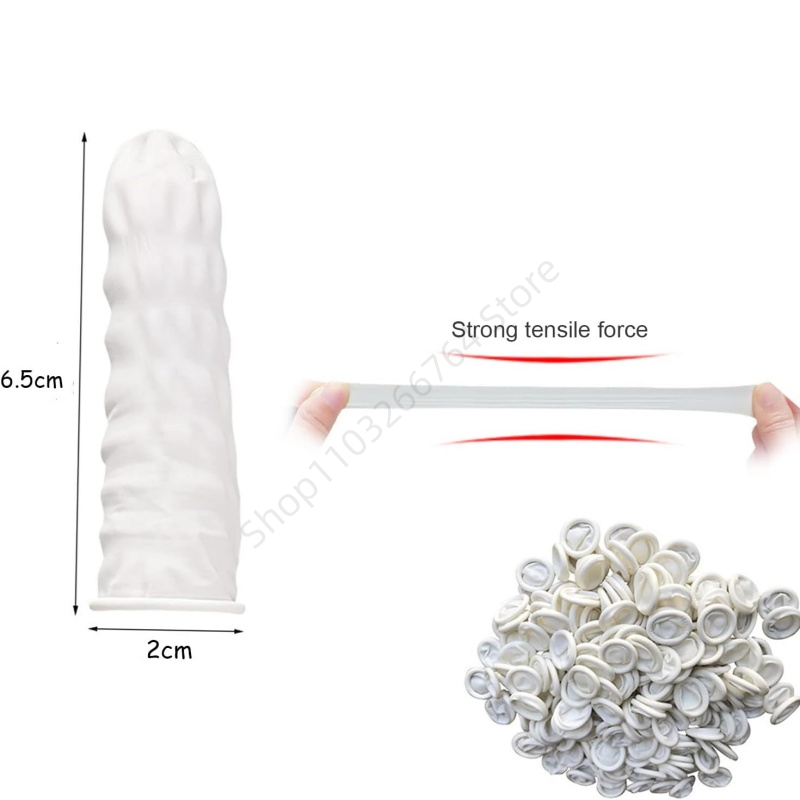 100 Stuks Wegwerp Vingertoppen - Latex Disposable Glove recensie en prijs