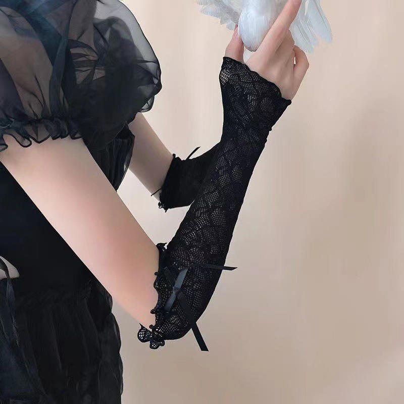 Zomer Lange Kanten Ruffle Mesh - Fingerless Glove Knit recensie en prijs