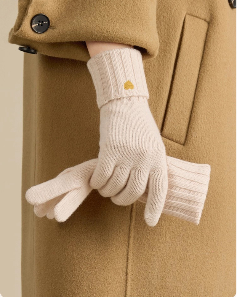 100% wol winter muts sjaal tou - Wool Glove Lined recensie en prijs