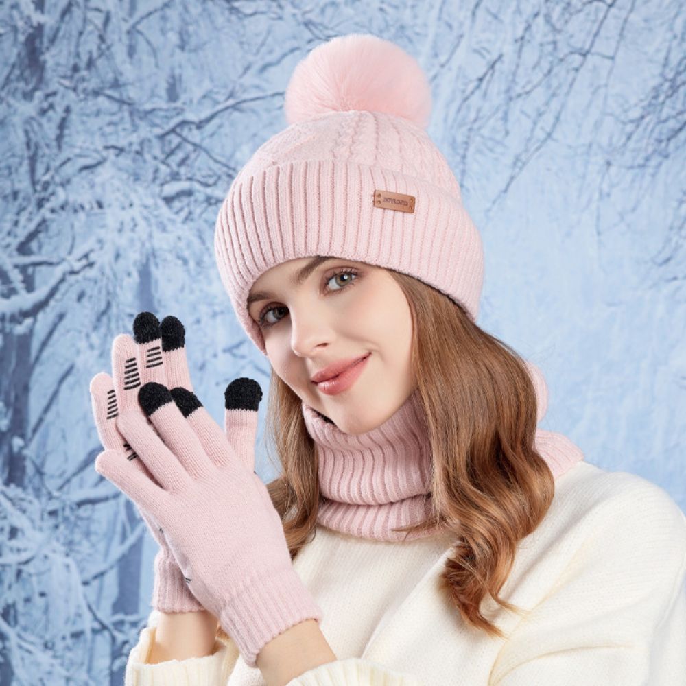 3-delige set: eenvoudige effen - Wool Glove Lined recensie en prijs