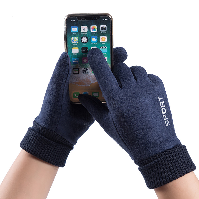 Mannen Winter Suède Pluche Dik - Leather Driving Glove recensie en prijs
