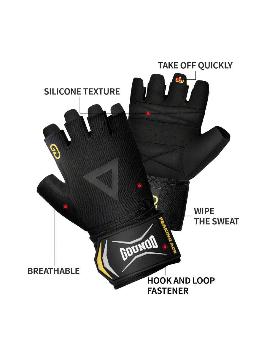 1 paar GOUNOD zware gymhandsch - Workout Glove Gym recensie en prijs