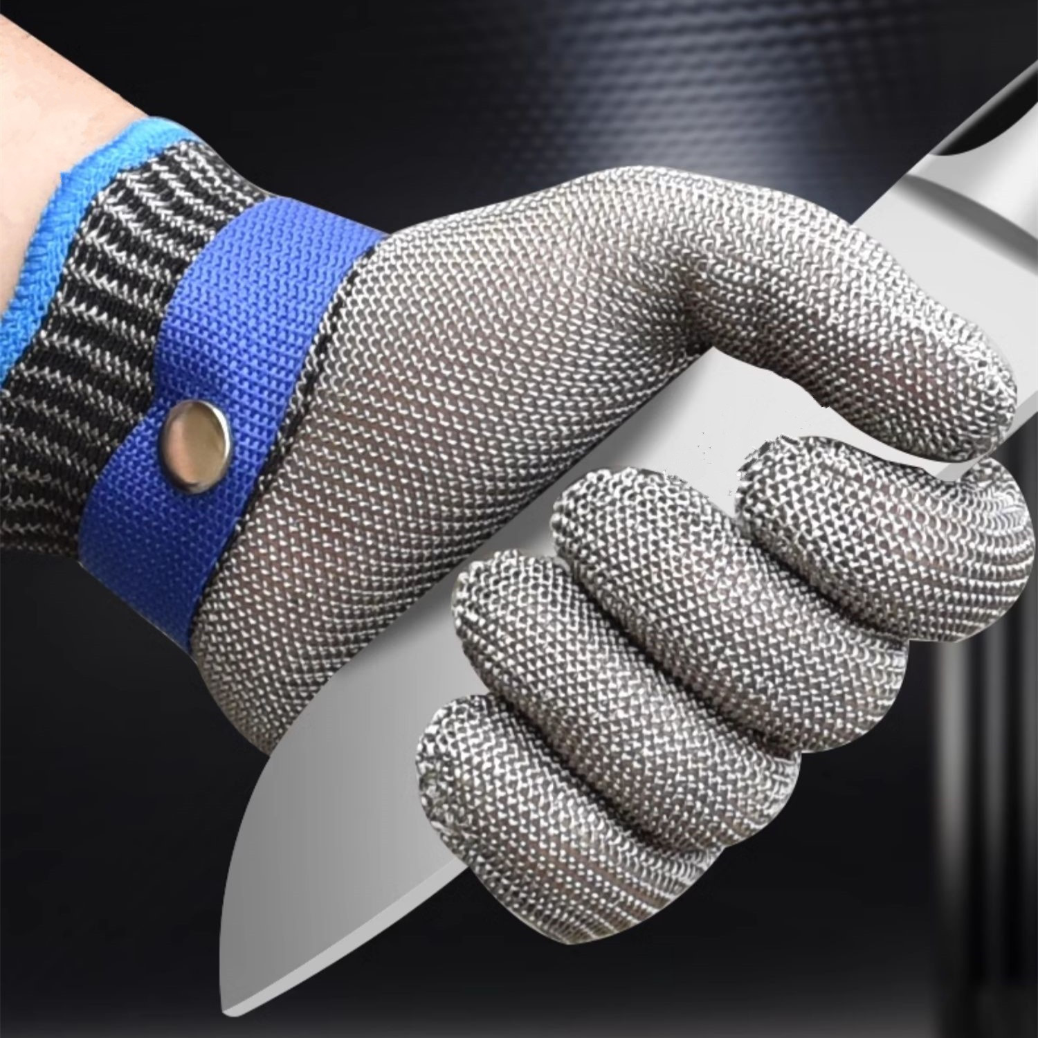 Anti-cut mesh metalen handscho - Cut Resistant Glove recensie en prijs