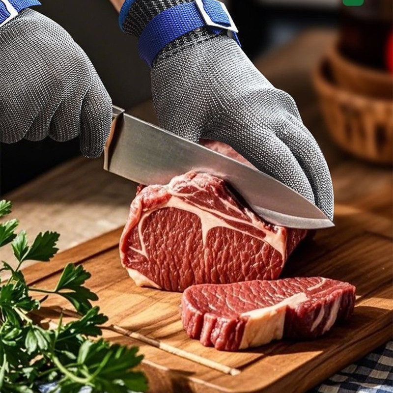 Anti-cut mesh metalen handscho - Cut Resistant Glove recensie en prijs