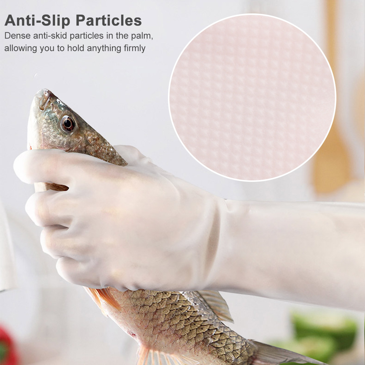 1 paar waterdichte afwashandsc - Dish Glove Rubber recensie en prijs