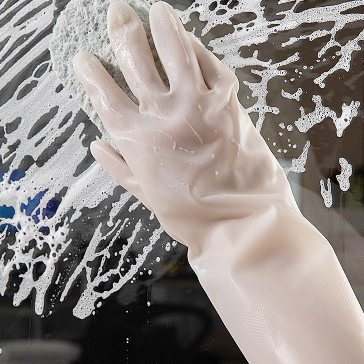 1 paar waterdichte afwashandsc - Dish Glove Rubber recensie en prijs