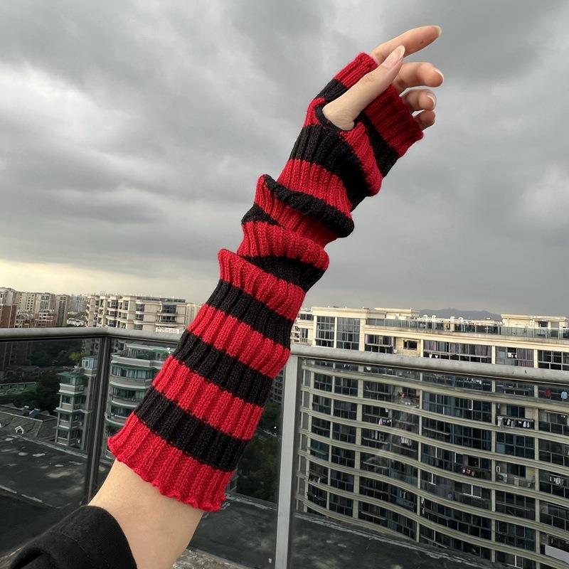 Winter Warme Lange Mouwen Goth - Fingerless Glove Knit recensie en prijs