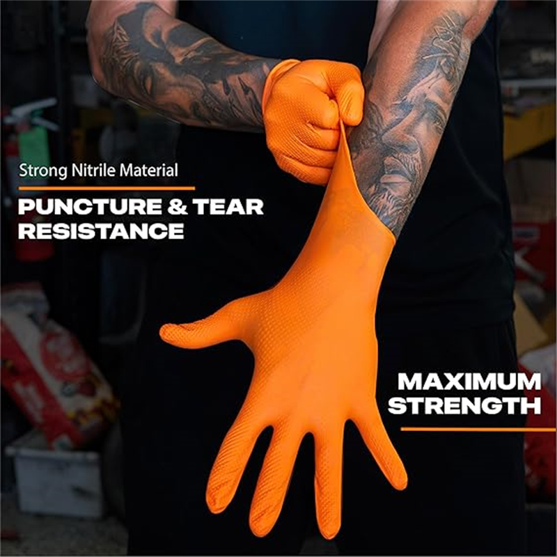 8Mil dikke, zware veiligheidsw - Nitrile Mechanic Glove recensie en prijs