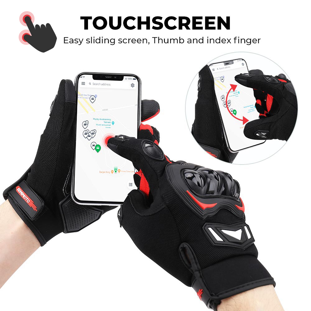 KEMITOUR Zomer Motorhandschoen - Cycling Glove Padded recensie en prijs
